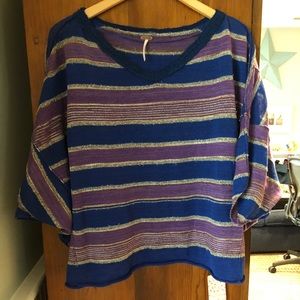 Free People NWT amazing stripped shirt !